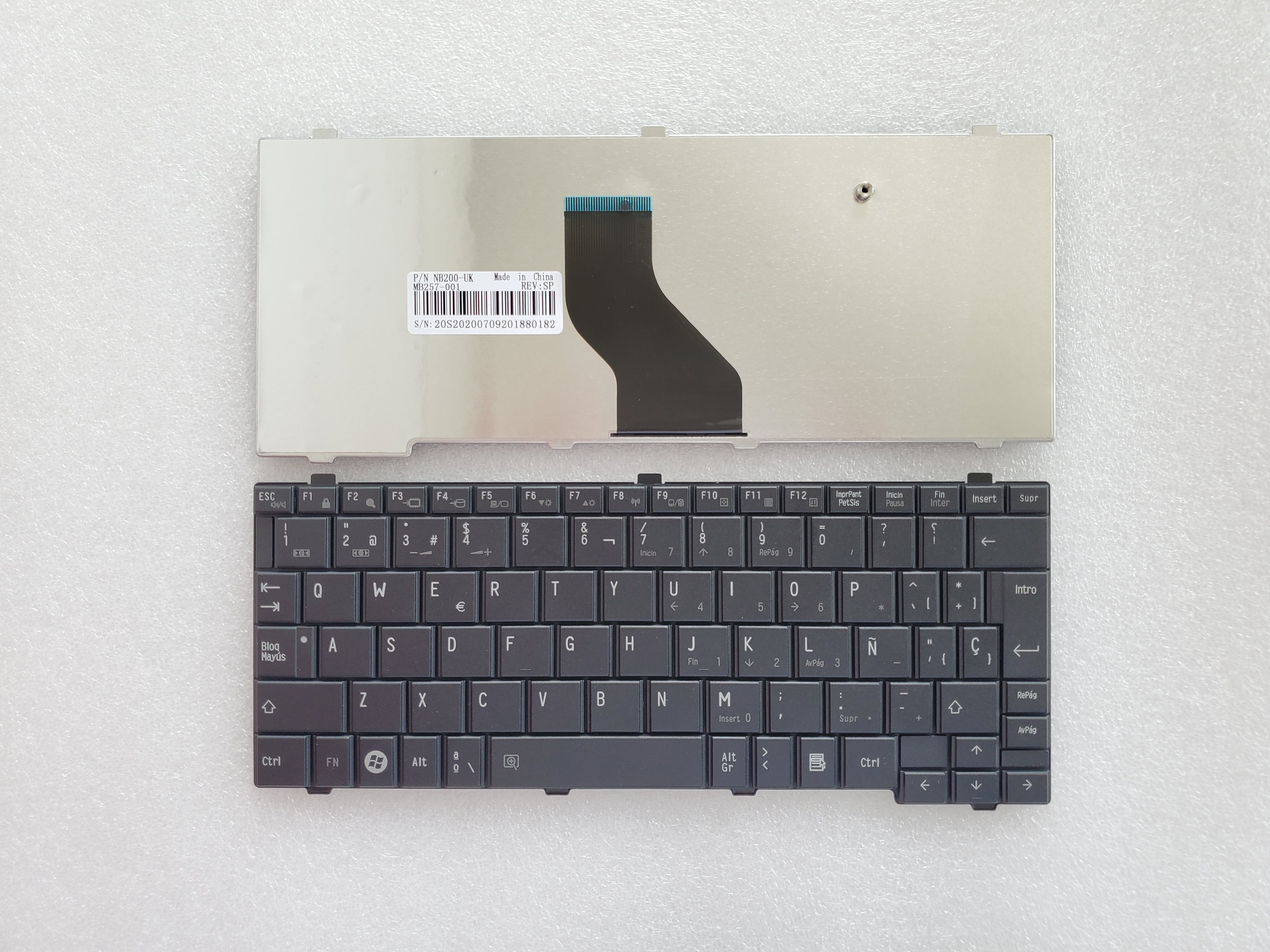 Picture of New Replacement Laptop Keyboard For TOSHIBA NB200 BLACK (OEM) SP Layout